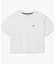 クロップド丈 ピグメントダイTシャツ