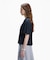 クロップド丈 ピグメントダイTシャツ