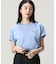 クロップド丈 ピグメントダイTシャツ