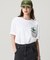 ヴィンテージ ロゴプリント ルーズフィットTシャツ