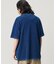 オーバーサイズ ウォッシュ加工 インディゴ Tシャツ