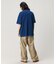 オーバーサイズ ウォッシュ加工 インディゴ Tシャツ