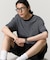 【オンライン限定】LACOSTE  ボーダー リンガーネック 半袖Tシャツ