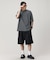 【オンライン限定】LACOSTE  ボーダー リンガーネック 半袖Tシャツ