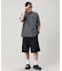 【オンライン限定】LACOSTE  ボーダー リンガーネック 半袖Tシャツ