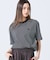 【オンライン限定】LACOSTE  ボーダー リンガーネック 半袖Tシャツ
