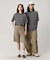 【オンライン限定】LACOSTE  ボーダー リンガーネック 半袖Tシャツ