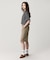 【オンライン限定】LACOSTE  ボーダー リンガーネック 半袖Tシャツ