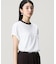 配色ネックリブリンガーネックTシャツ