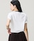 配色ネックリブリンガーネックTシャツ
