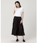 配色ネックリブリンガーネックTシャツ
