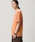 配色ネックリブリンガーネックTシャツ