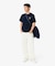 テニスグラフィックプリントTシャツ