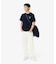 テニスグラフィックプリントTシャツ