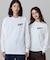 ネーム&ワニロゴグラフィック長袖Tシャツ