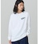 ネーム&ワニロゴグラフィック長袖Tシャツ