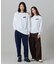 ネーム&ワニロゴグラフィック長袖Tシャツ