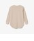 ラウンドヘム ワッフルロングスリーブTシャツ