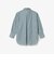 オーバーサイズ ストライプロングシャツ