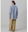 オーバーサイズ ストライプロングシャツ