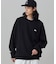 【オンライン限定】LACOSTE  オーバーサイズ 裏毛 バックプリント クルーネック スウェット