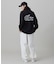 【オンライン限定】LACOSTE  オーバーサイズ 裏毛 バックプリント クルーネック スウェット