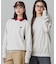【オンライン限定】LACOSTE  オーバーサイズ 裏毛 バックプリント クルーネック スウェット