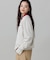 【オンライン限定】LACOSTE  オーバーサイズ 裏毛 バックプリント クルーネック スウェット