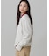 【オンライン限定】LACOSTE  オーバーサイズ 裏毛 バックプリント クルーネック スウェット