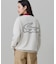 【オンライン限定】LACOSTE  オーバーサイズ 裏毛 バックプリント クルーネック スウェット