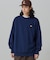 【オンライン限定】LACOSTE  オーバーサイズ 裏毛 バックプリント クルーネック スウェット