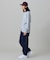 【オンライン限定】LACOSTE オーバーサイズ ワンポイント刺繍ロゴ ヘンリーネック長袖Tシャツ / ワッフルカットソー