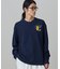 【オンライン限定】LACOSTE オーバーサイズ ワンポイント刺繍ロゴ ヘンリーネック長袖Tシャツ / ワッフルカットソー