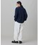 【オンライン限定】LACOSTE オーバーサイズ ワンポイント刺繍ロゴ ヘンリーネック長袖Tシャツ / ワッフルカットソー