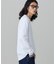 【オンライン限定】LACOSTE  オーバーサイズ 配色ラインリブ ロングスリーブTシャツ