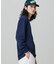 【オンライン限定】LACOSTE  オーバーサイズ 配色ラインリブ ロングスリーブTシャツ