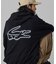 【オンライン限定】LACOSTE  オーバーサイズ フード刺繍ロゴ バックプリント プルオーバーパーカー