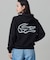 【オンライン限定】LACOSTE  オーバーサイズ フード刺繍ロゴ バックプリント プルオーバーパーカー