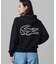 【オンライン限定】LACOSTE  オーバーサイズ フード刺繍ロゴ バックプリント プルオーバーパーカー