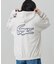 【オンライン限定】LACOSTE  オーバーサイズ フード刺繍ロゴ バックプリント プルオーバーパーカー