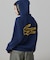 【オンライン限定】LACOSTE  オーバーサイズ フード刺繍ロゴ バックプリント プルオーバーパーカー