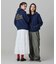【オンライン限定】LACOSTE  オーバーサイズ フード刺繍ロゴ バックプリント プルオーバーパーカー