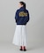 【オンライン限定】LACOSTE  オーバーサイズ フード刺繍ロゴ バックプリント プルオーバーパーカー