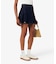 プリーツデニムミニスカート