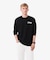 ブランドネームロゴグラフィックバックプリントロングスリーブTシャツ