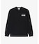 ブランドネームロゴグラフィックバックプリントロングスリーブTシャツ