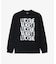 ブランドネームロゴグラフィックバックプリントロングスリーブTシャツ
