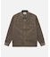ビッグポケット ワンポイントロゴ刺繍 コーデュロイシャツジャケット