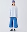 ストレッチ ワイドデニムパンツ