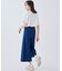 ストレッチ ワイドデニムパンツ